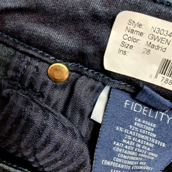 Fidelity Denim Gwen High Rise Skinny Jeans - Picture 9 of 11